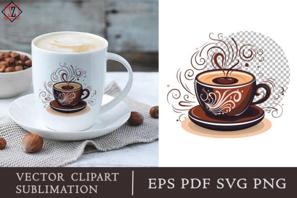 Download Cup of Coffee/Vector Clipart/Sublimation - Premium Resources