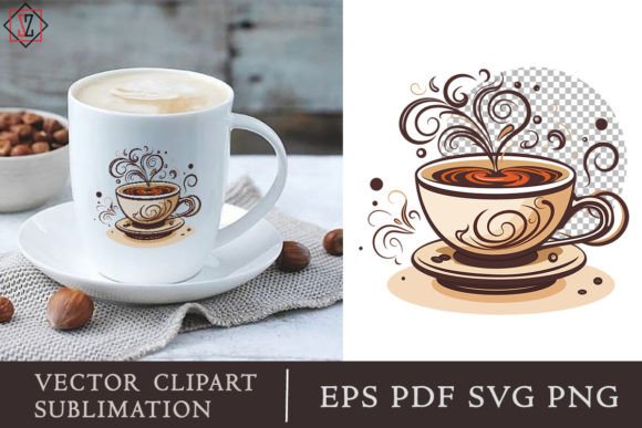 Download Cup of Coffee/Vector Clipart/Sublimation - Premium Resources